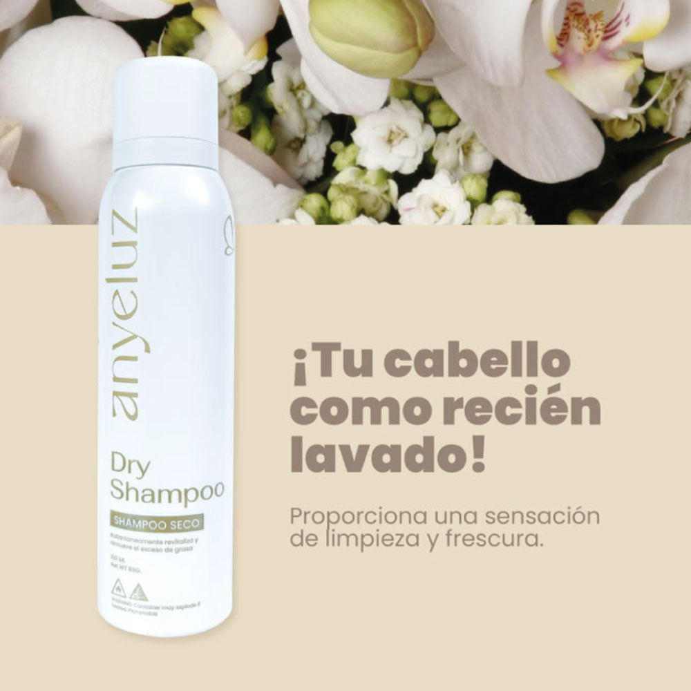 Anyeluz | Shampoo Seco | Alimentos Sostenibles