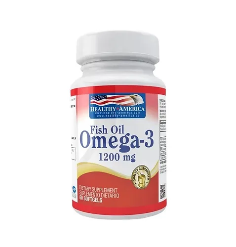 Healthy America | Fish Oil Omega 3 1200 mg | Alimentos Sostenibles